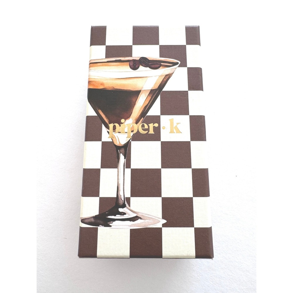 NIB Piper K Espresso Martini Keychain Bag Charm Retro - Picture 8 of 8